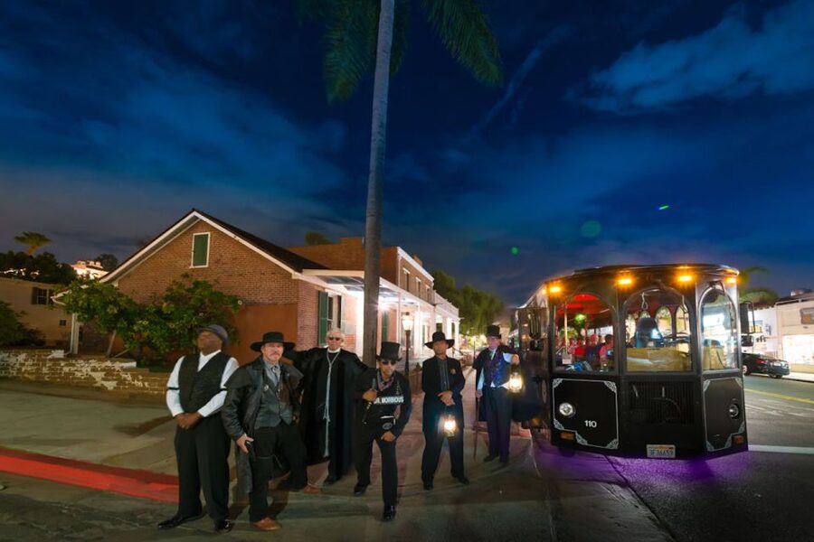 San Diego: Ghosts & Gravestones Trolley Tour - Where you board: Old Town Market, Twiggs Street